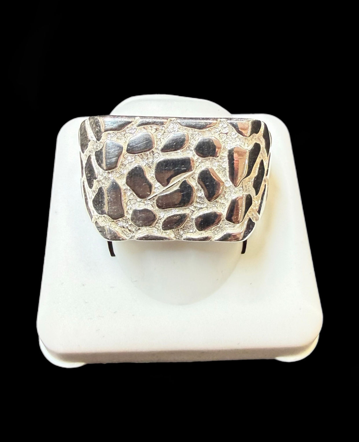 Nugget Ring Silver