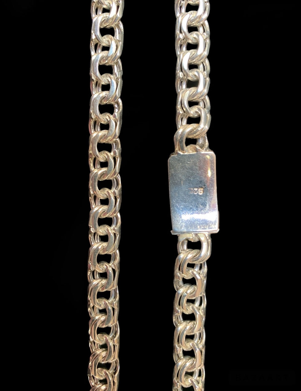 Miniatura: 8.5 mm Chino link Chain Silver