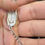 Miniatura: 4 mm Figaro Virgin Mary Lady Guadalupe Bracelet Silver