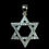 Thumbnail: Jewish Star of David Pendant Silver