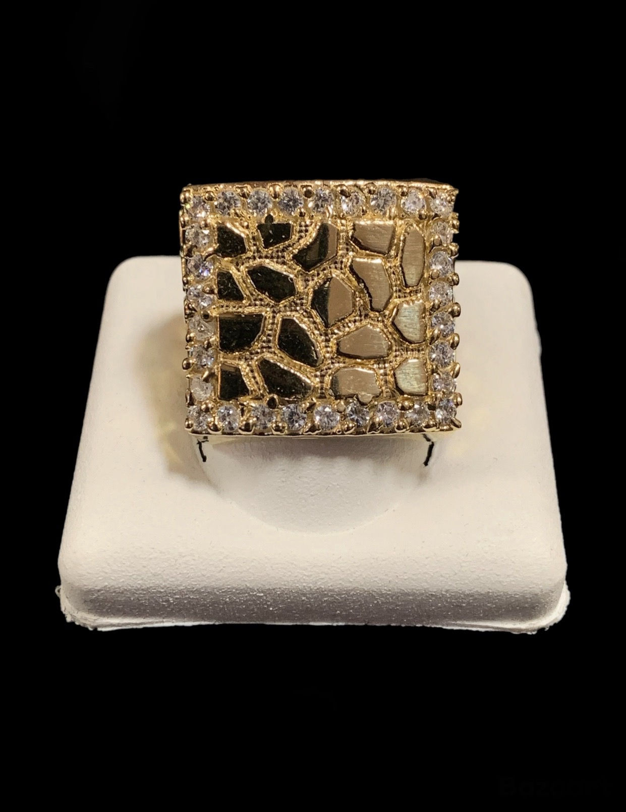 Nugget Ring Gold 10k