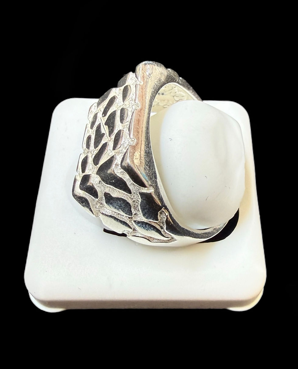 Thumbnail: Nugget Ring Silver