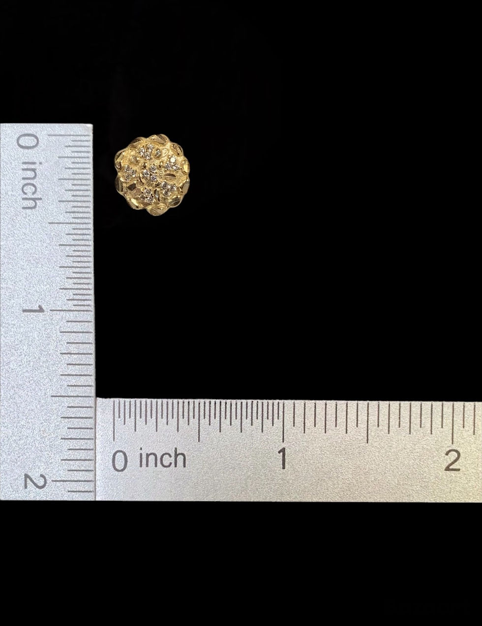 Thumbnail: Nugget Stud Earrings Screw Back Silver