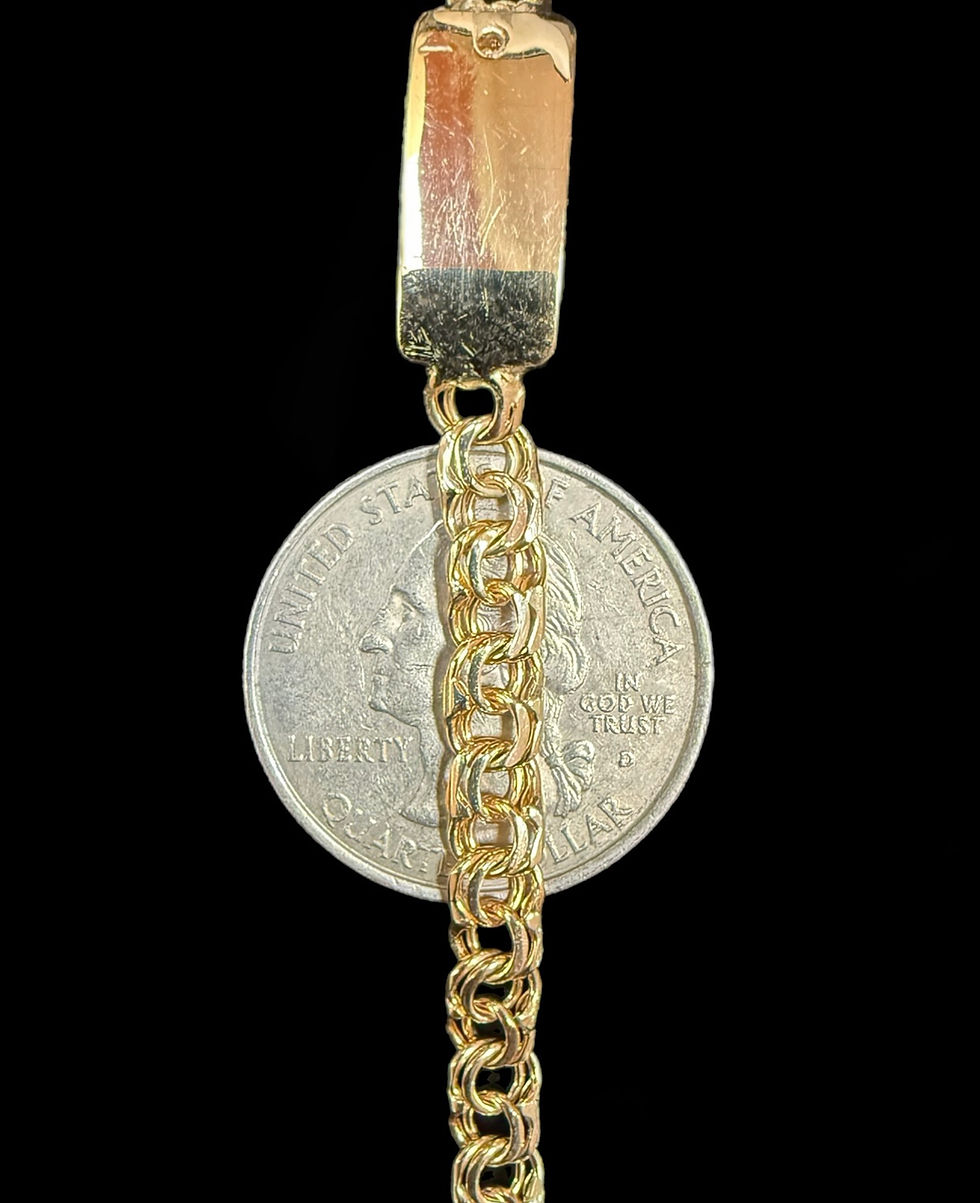 Miniatura: 5 mm Chino link Chain Gold 10k