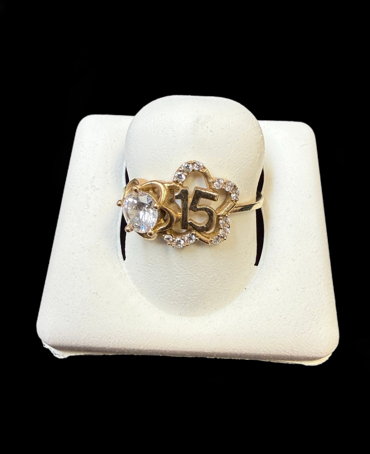 15 Anios Star Ring Gold 10k