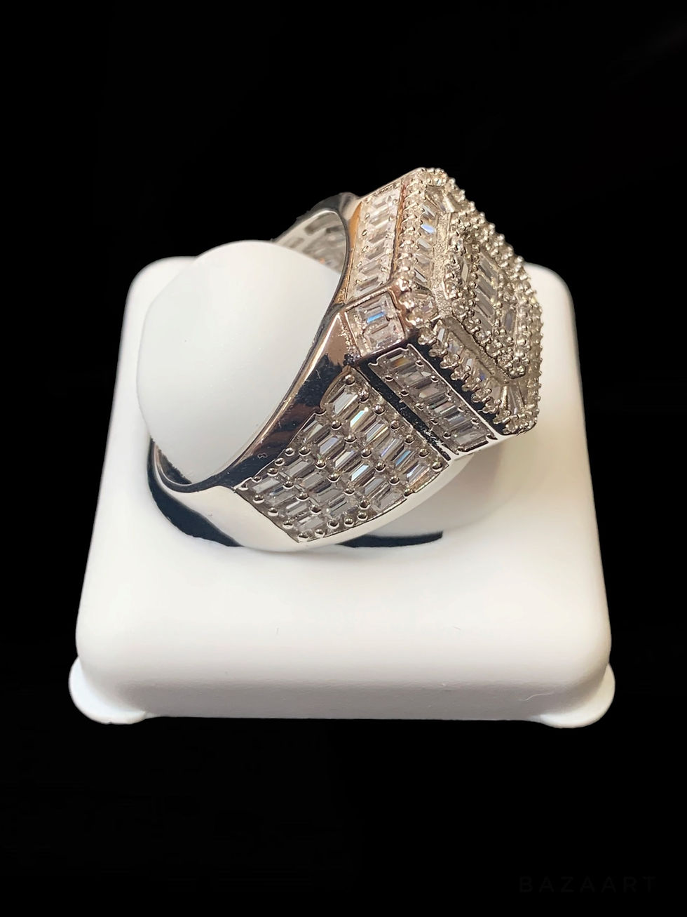 Miniatura: Cluster Stone Ring Silver