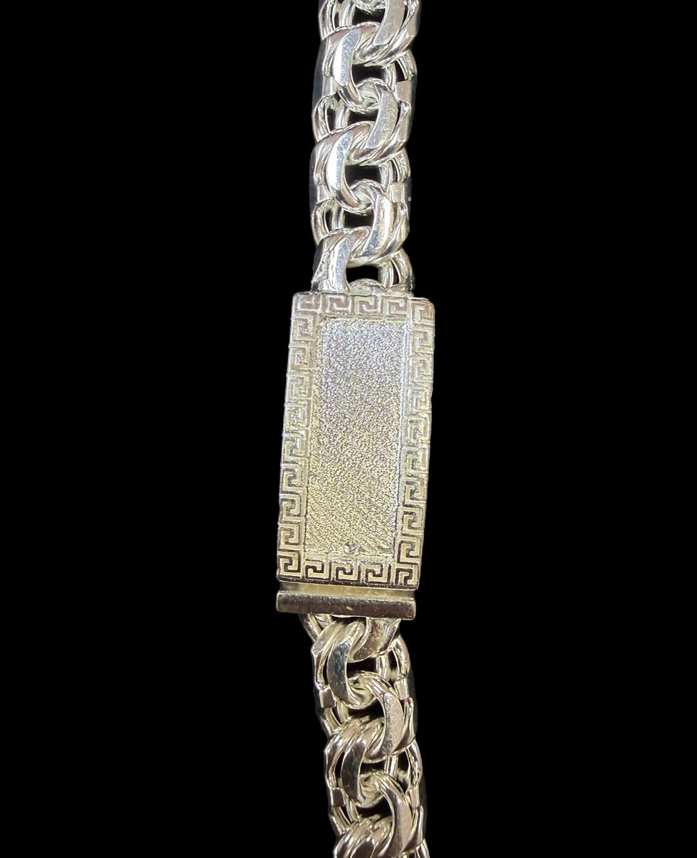 Miniatura: 8 mm Versace Style Chino link Chain Silver