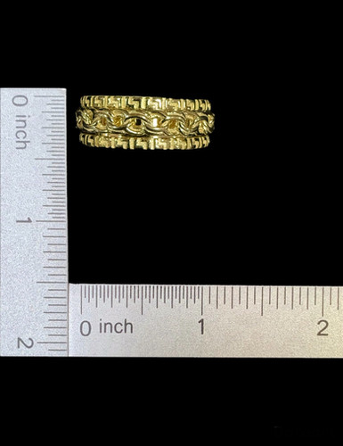 Chino Link Spinning Ring Gold 10k | Alijewelers