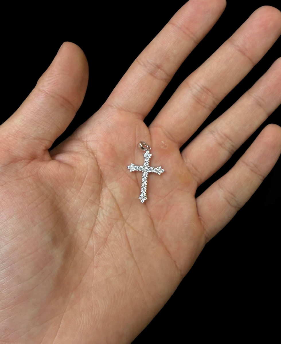 Thumbnail: Cross Pendant Silver