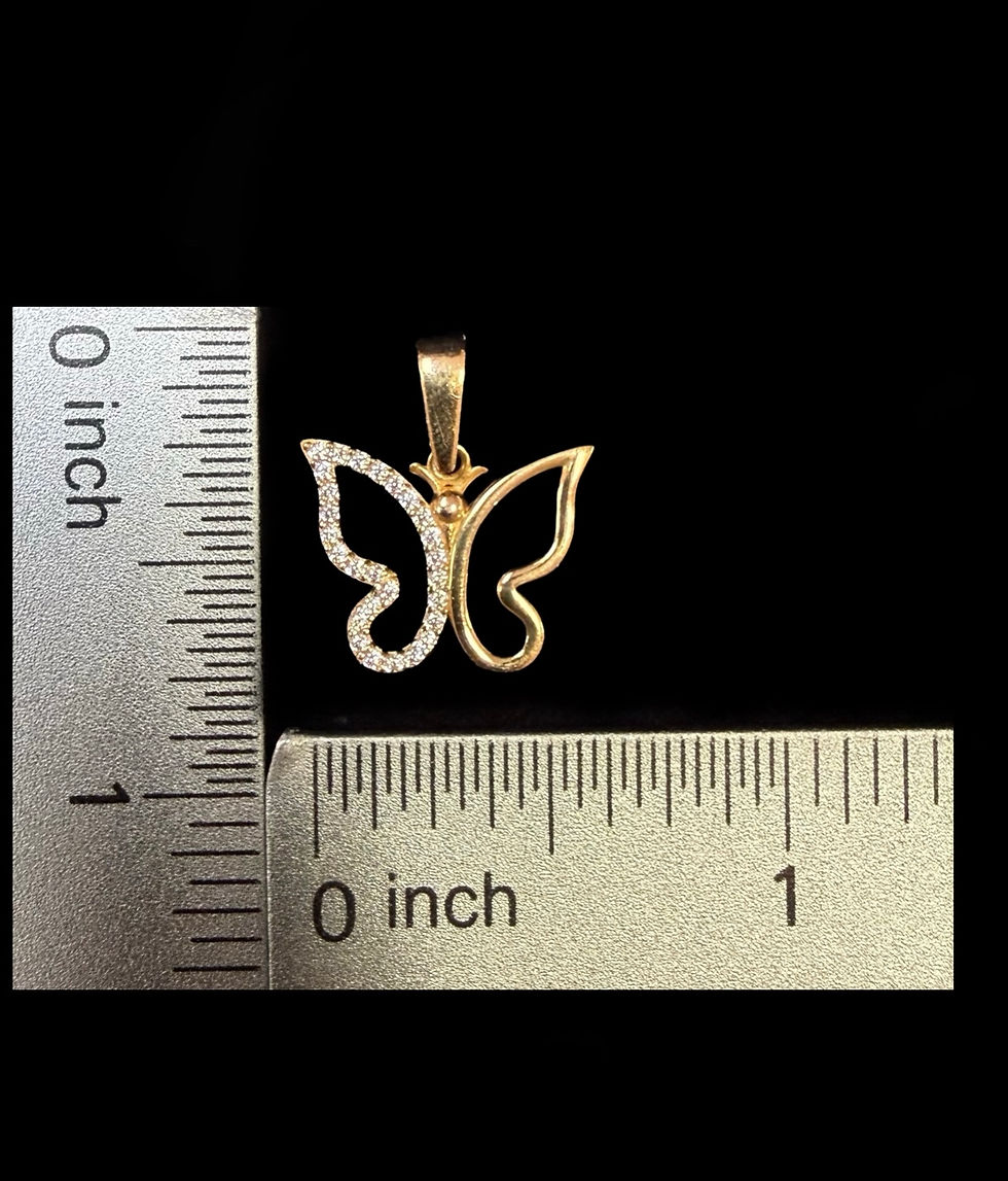 Miniatura: Butterfly Pendant Gold 10k