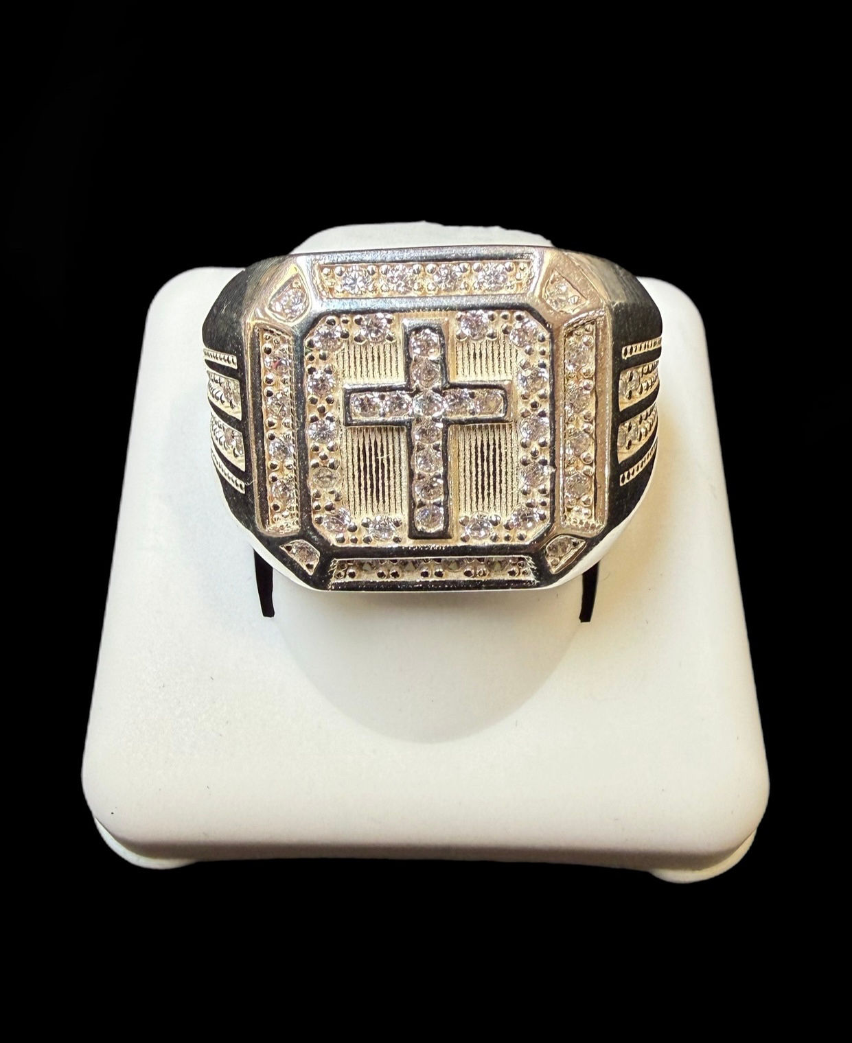 Cross Ring Silver