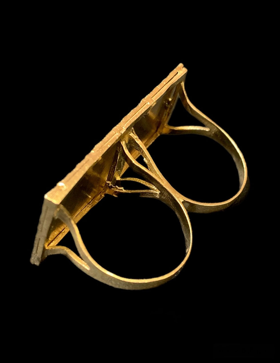 Thumbnail: Boss 2 Finger Ring Gold 10k