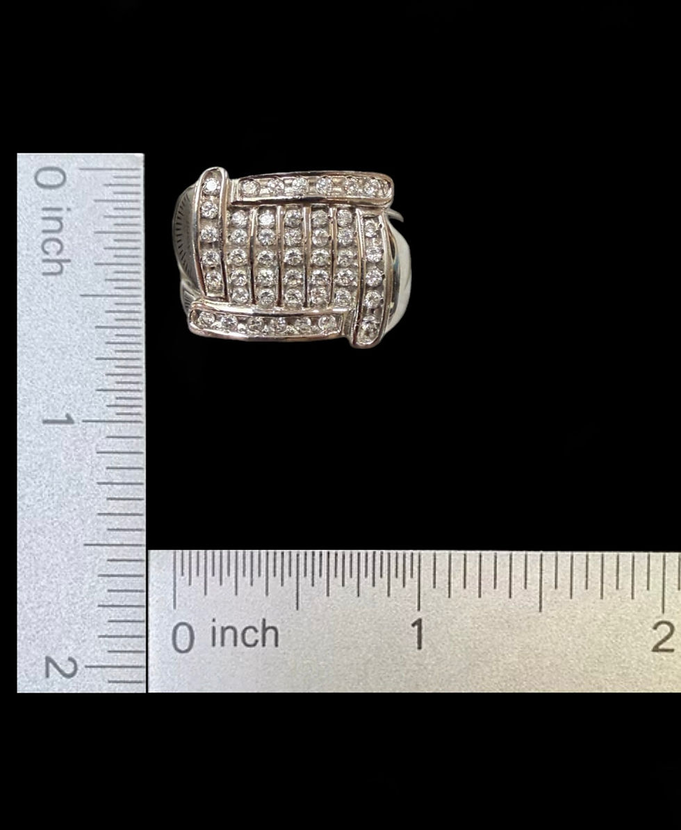 Miniatura: Cluster Stone Ring Silver