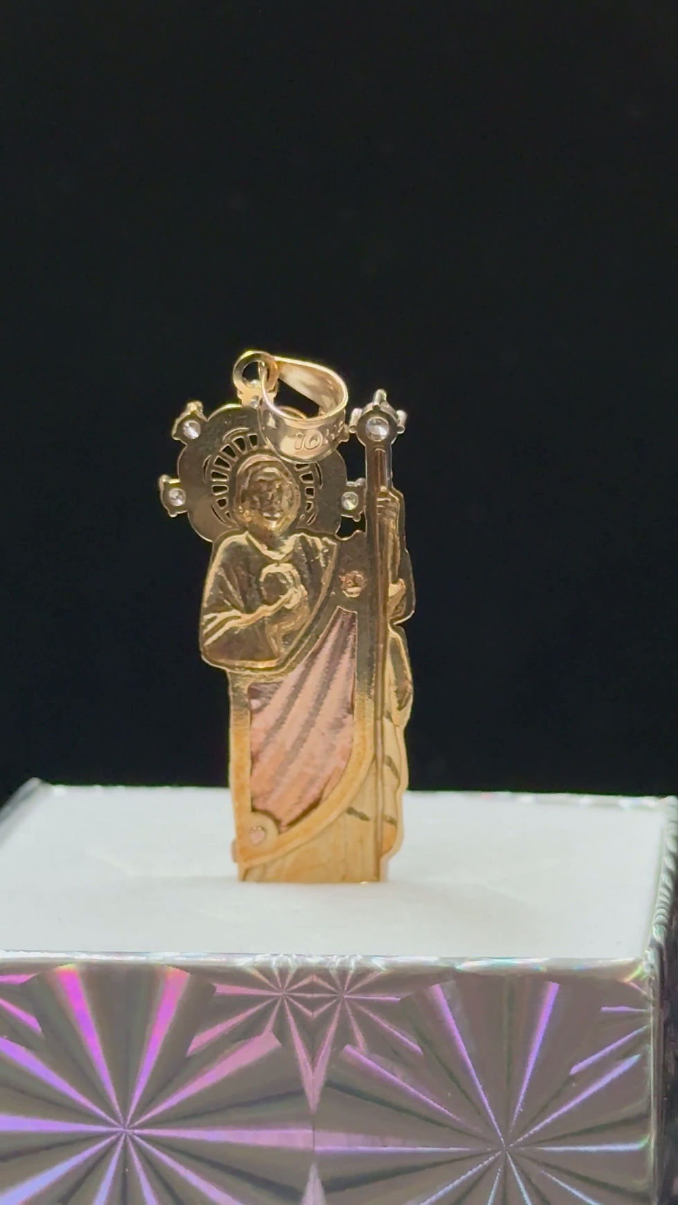 Thumbnail: Saint Jude Pendant Gold 10k