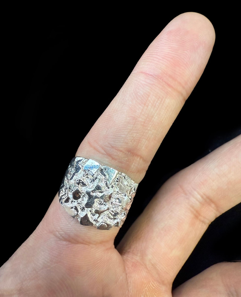 Thumbnail: Nugget Ring Silver