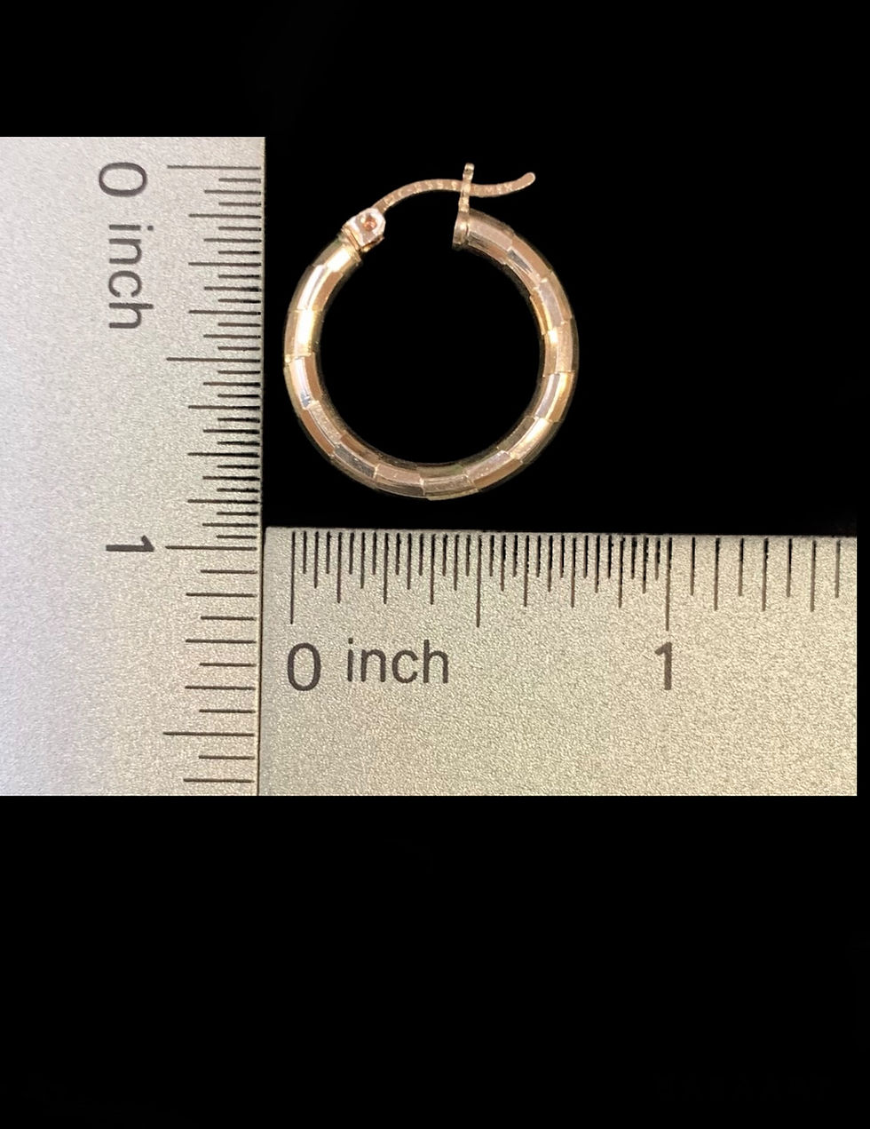 Miniatura: Small Hoop Earrings Silver