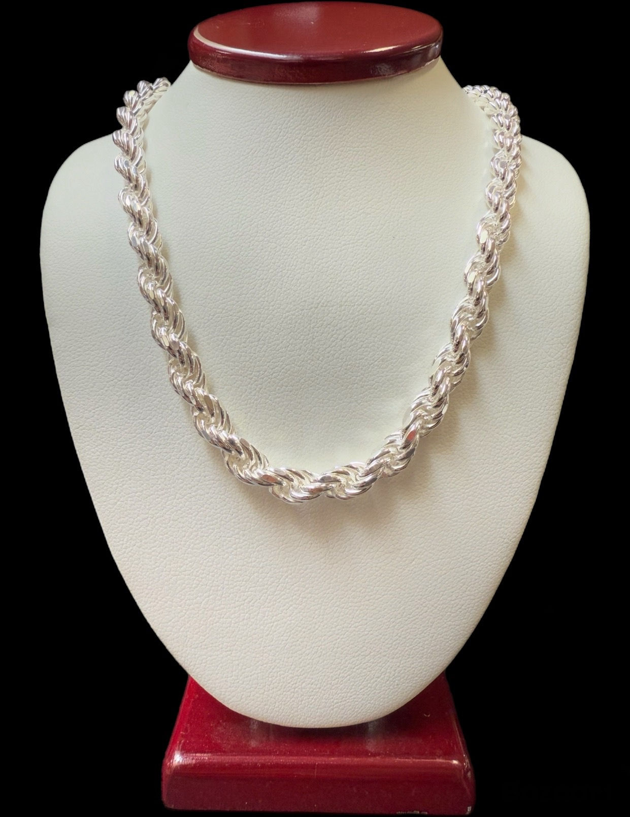6 mm Rope Chain Silver 