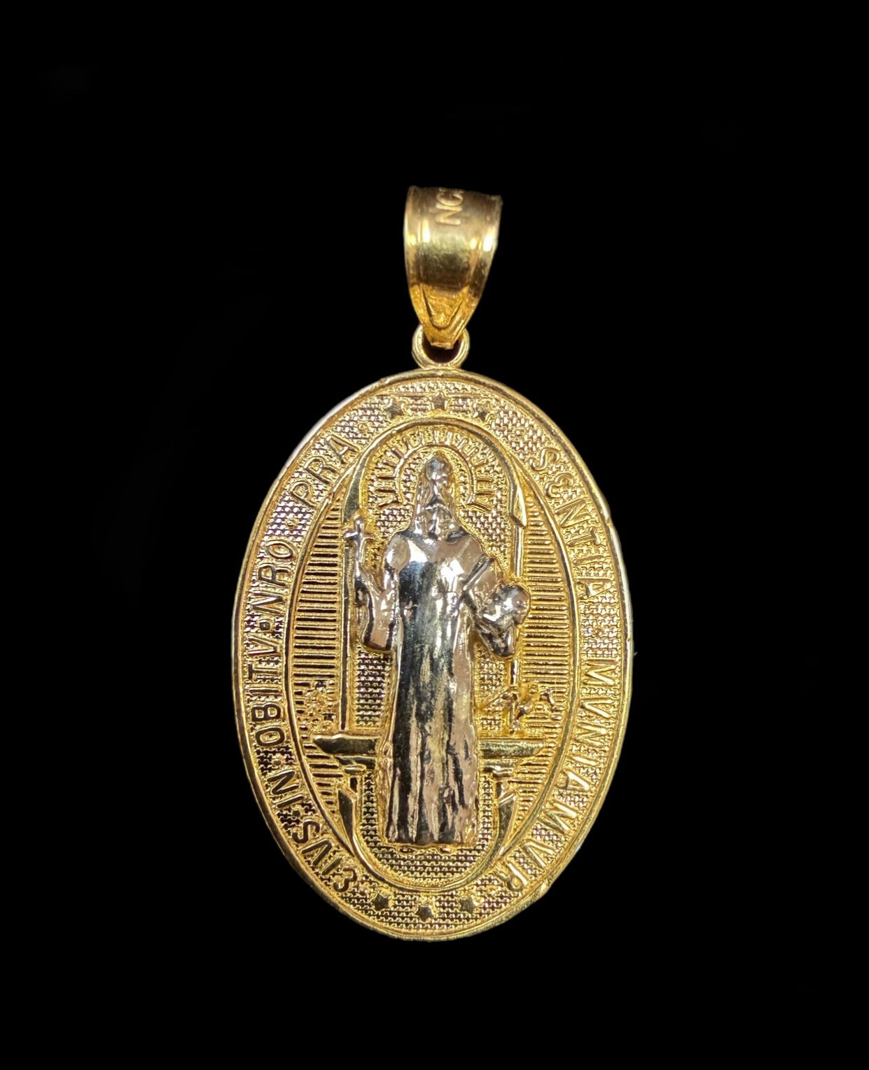 Saint Benedict Pendant Gold 10k
