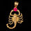 Miniatura: Scorpion Pendant Gold 10k