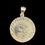 Thumbnail: Walking Liberty Coin Nugget Style Pendant Gold 10k