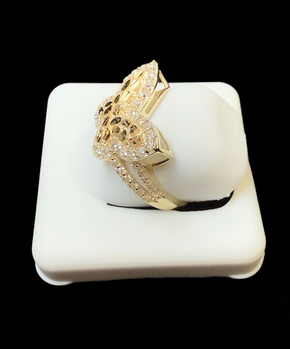 Miniatura: Butterfly Nugget Style Ring Gold 10k