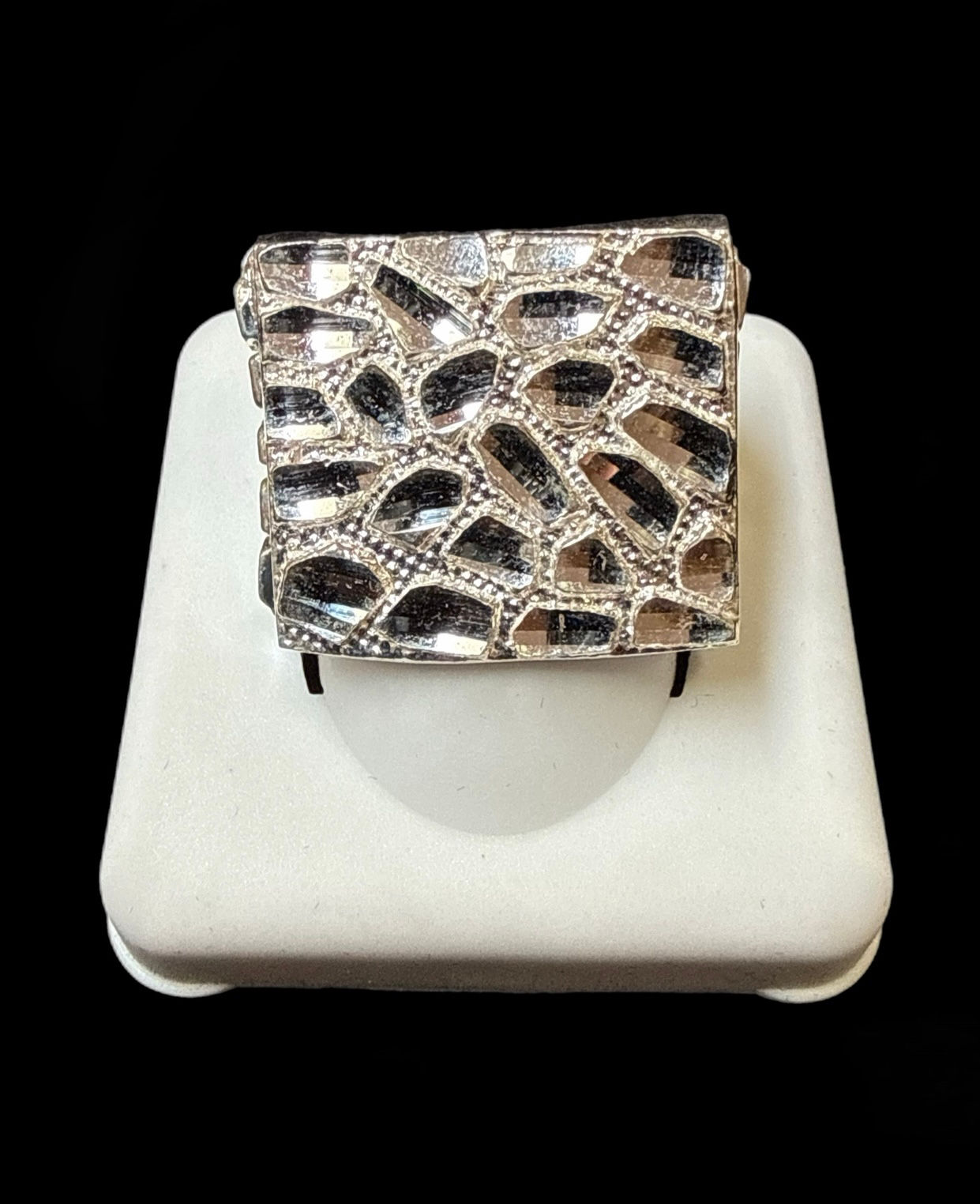 Nugget Ring Silver
