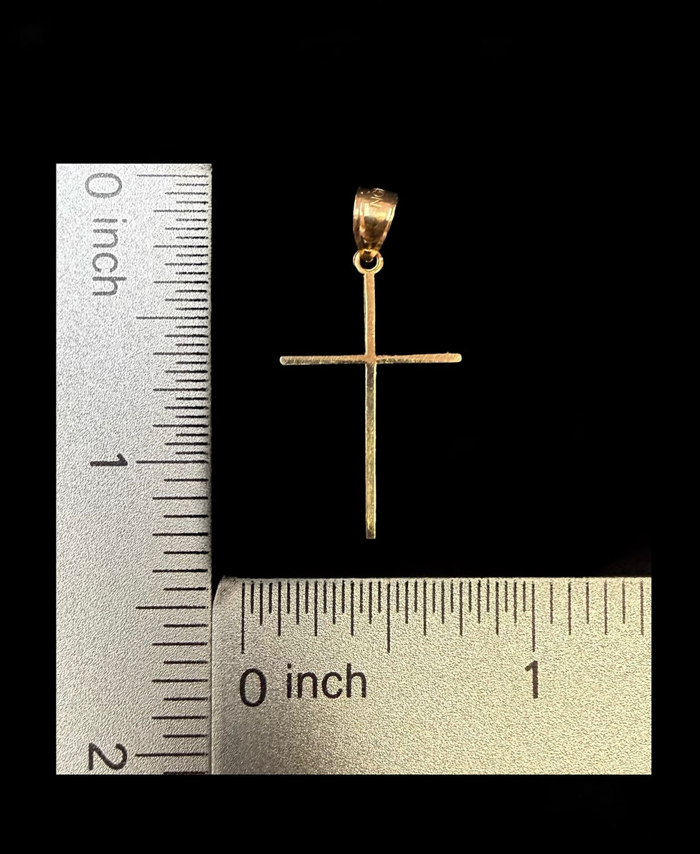 Thumbnail: Cross Pendant Gold 10k
