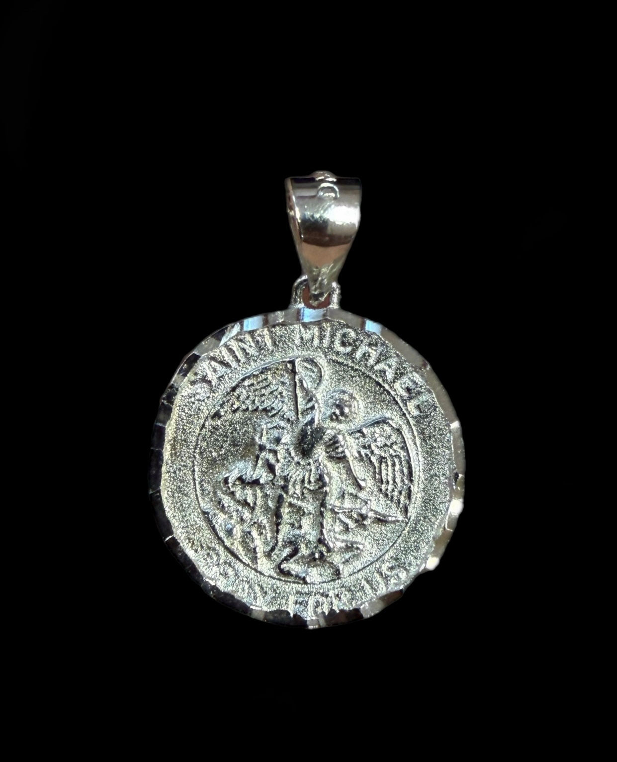 Saint Michael Archangel Pendant Silver