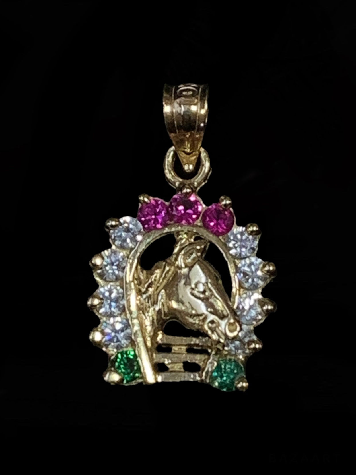 Horse Shoe Pendant Gold 10k