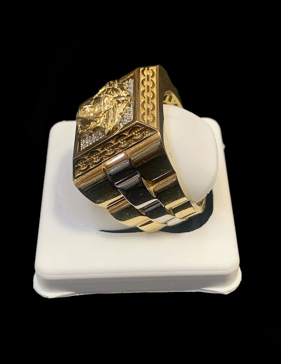 Miniatura:  Medusa Versace Style Ring Gold 10k