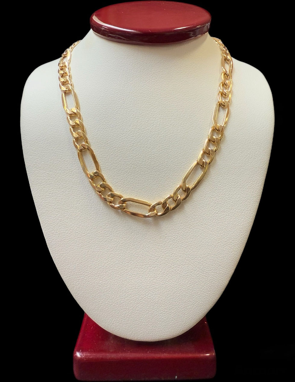 6 mm Figaro Chain Gold 10k