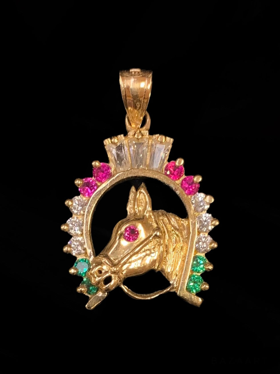 Horse Shoe Pendant Gold 10k