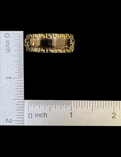 10K リング Chino Link Spinning ID Ring Gold 10k | Alijewelers
