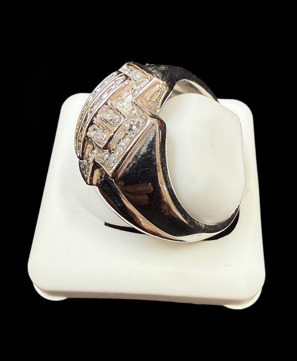 Miniatura: Cluster Stone Ring Silver