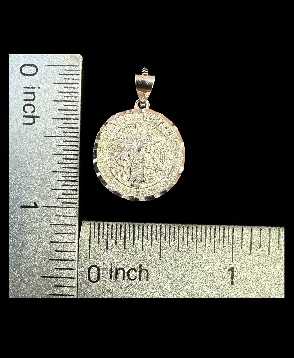 Thumbnail: Saint Michael Archangel Pendant Silver