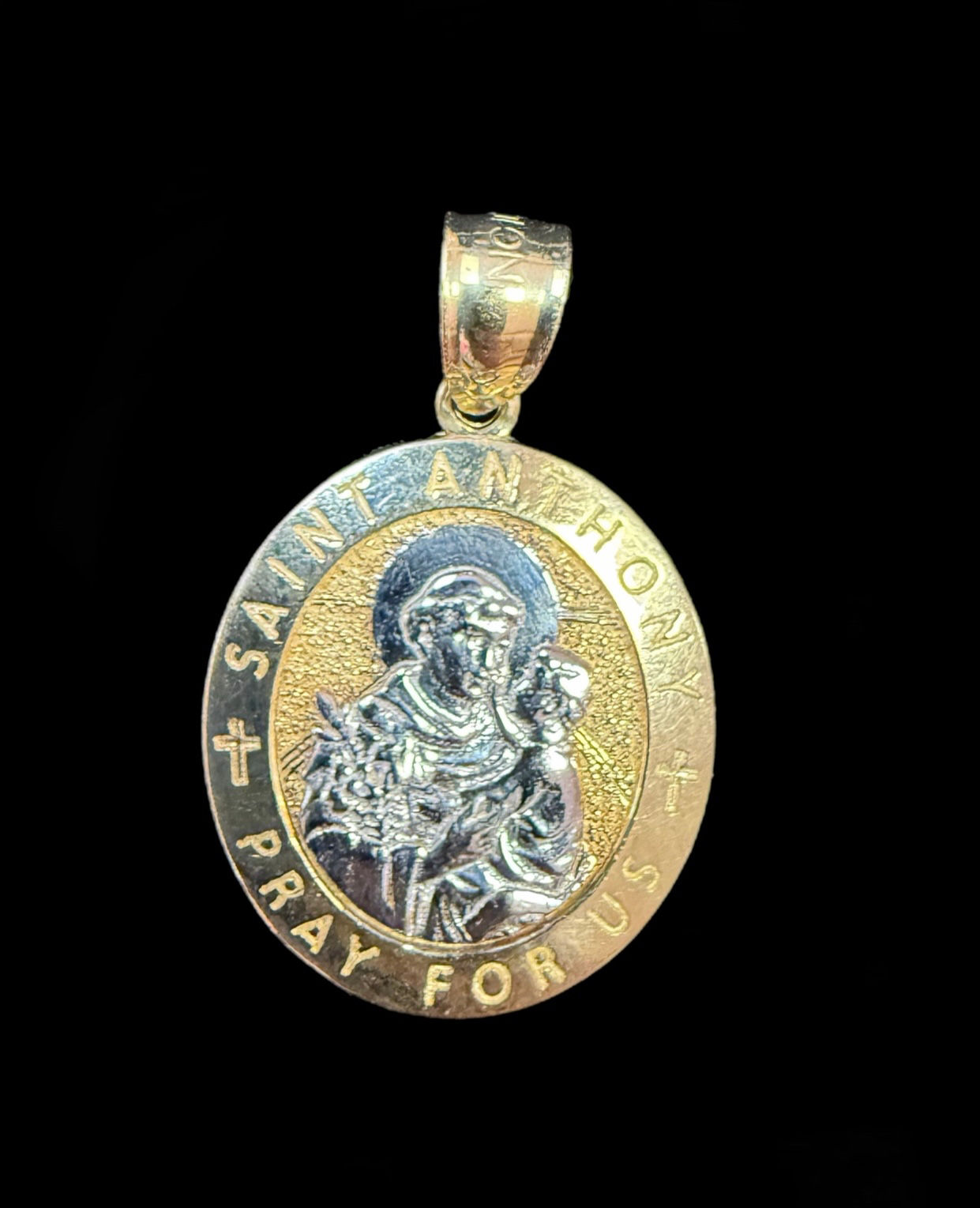 Saint Anthony Pendant Gold 10k