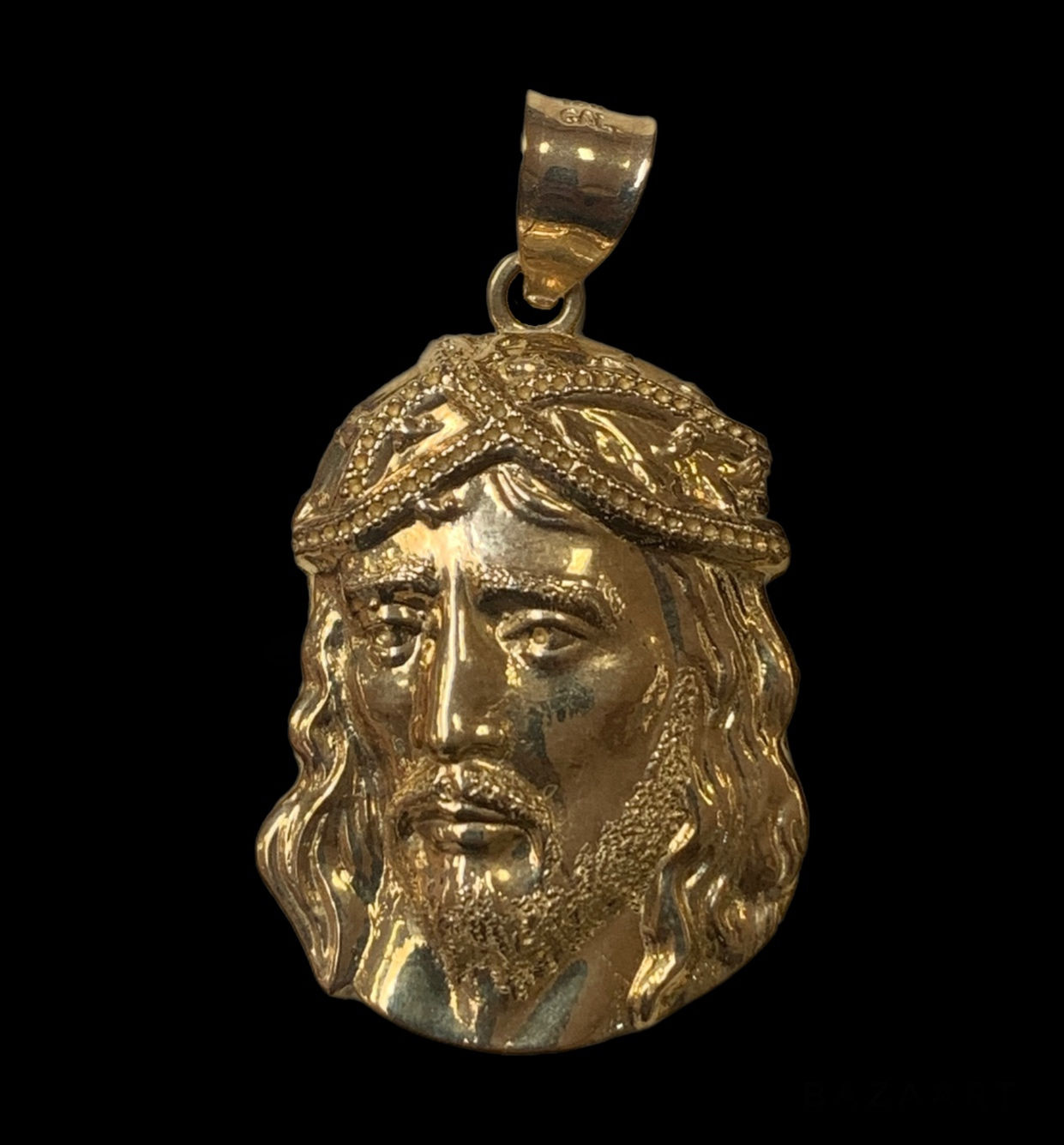 Jesus Face Pendant Gold 10k