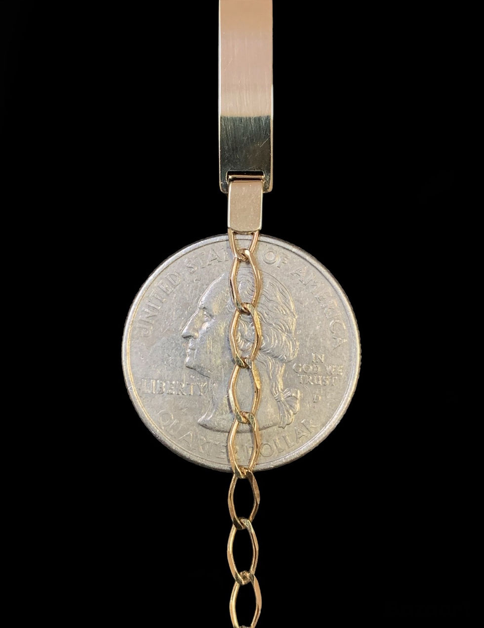 Thumbnail: 3 mm Cuban Bracelet Gold 10k 