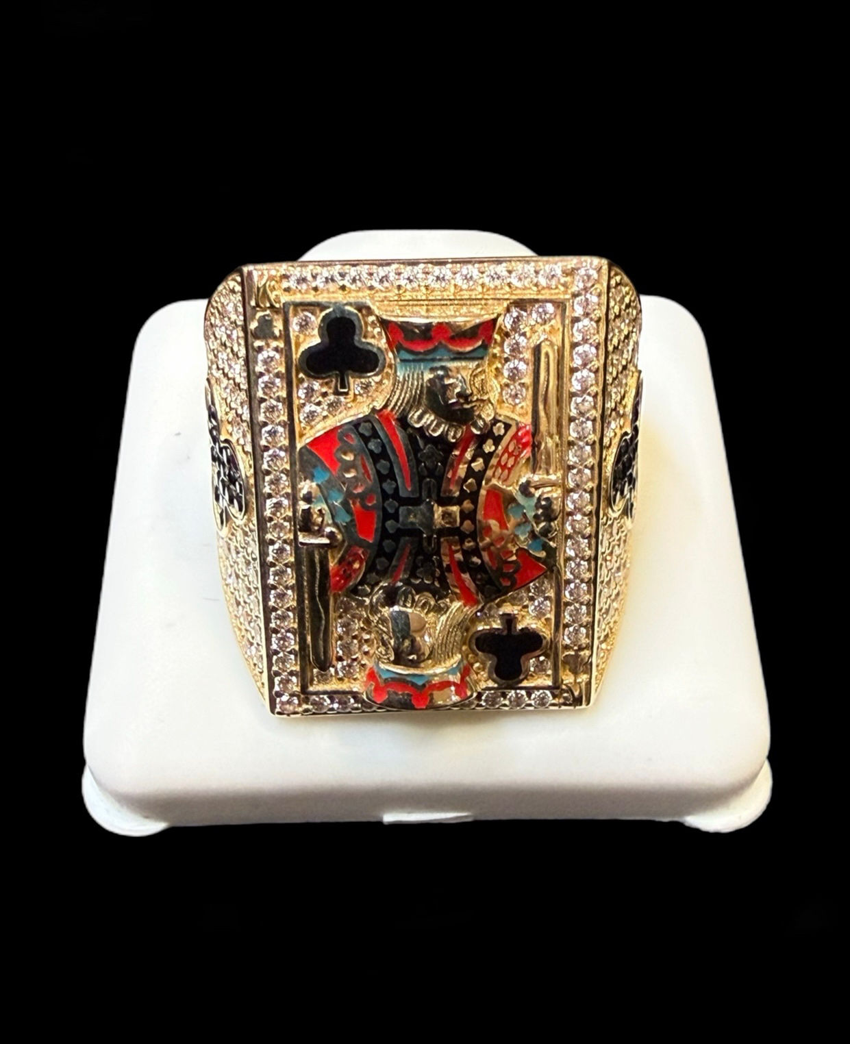 King Of Spade Ring Gold 10k
