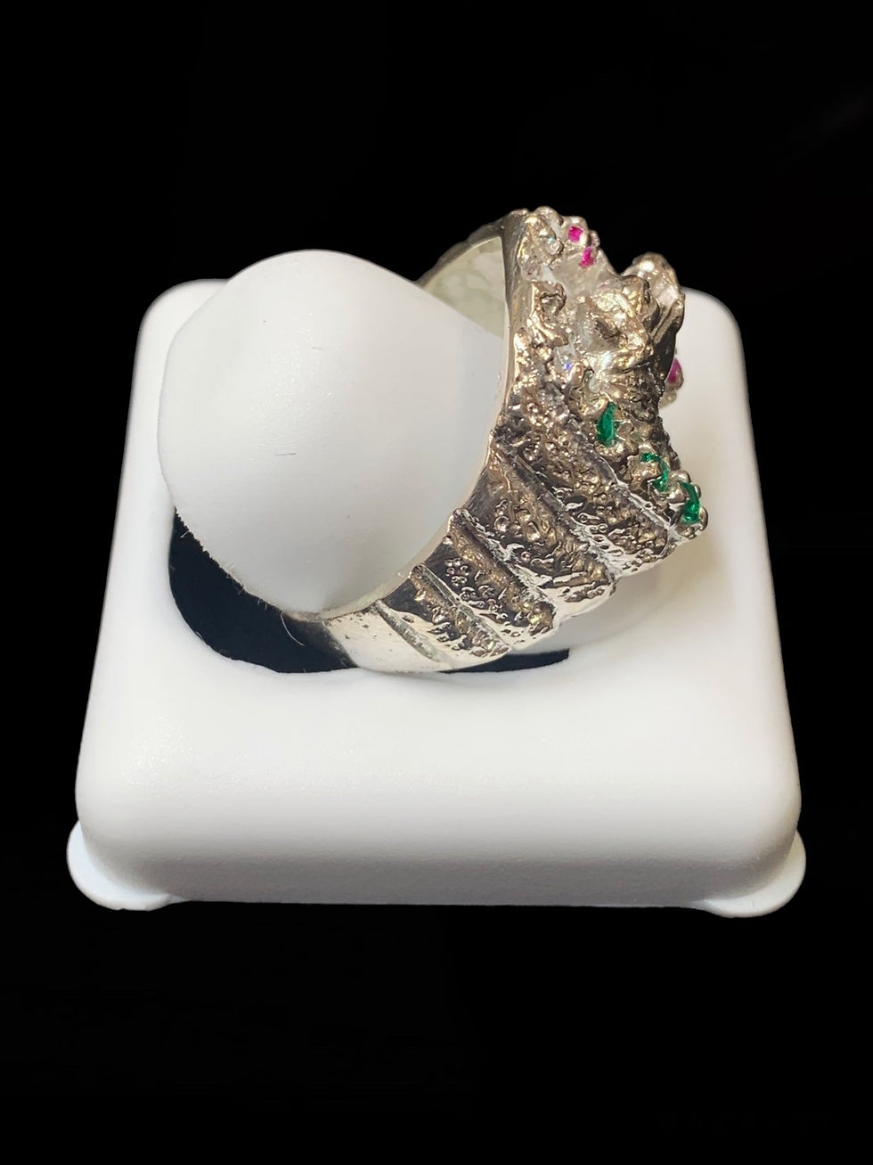 Thumbnail: Horse shoe Ring Silver