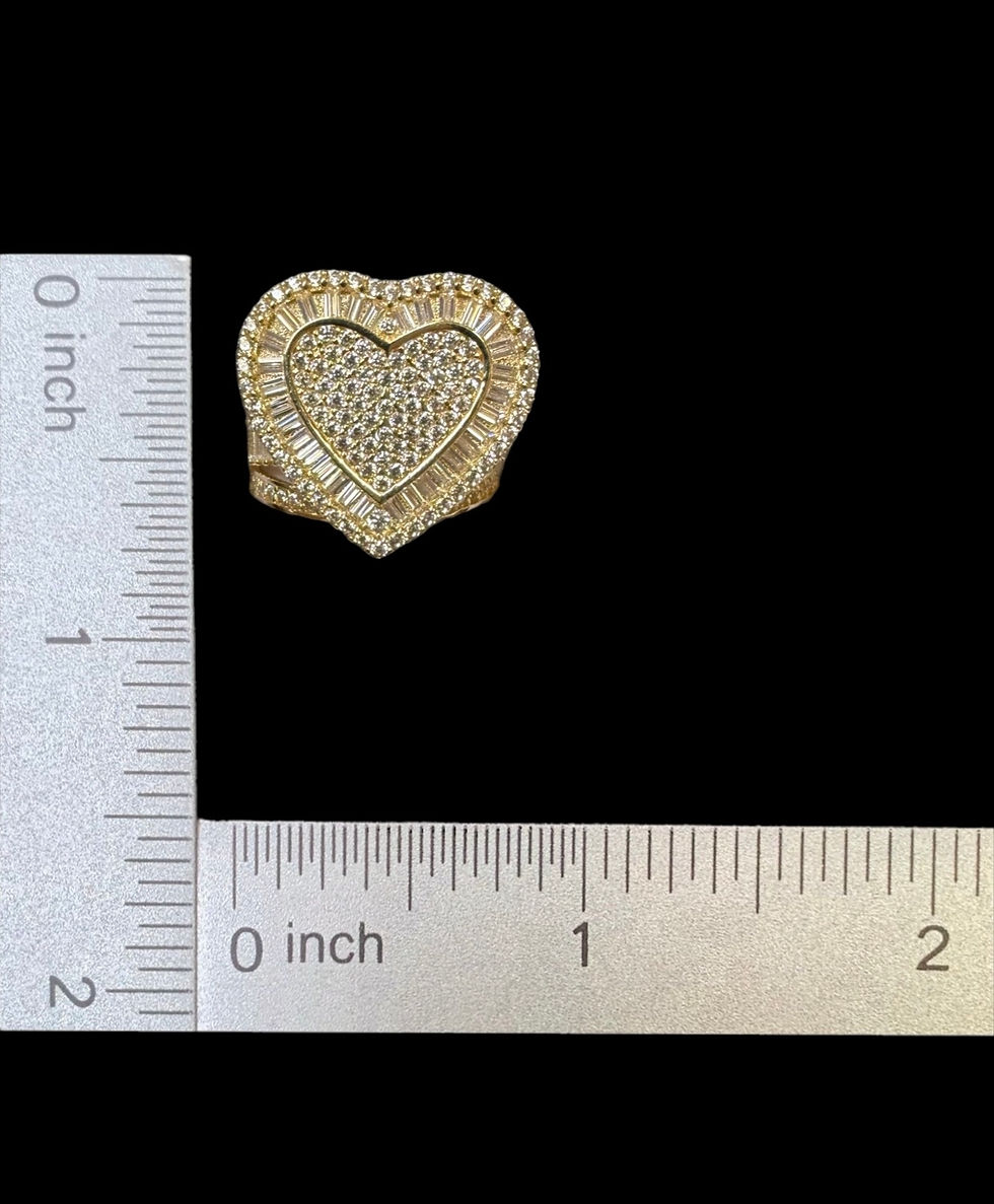 Miniatura: Heart Ring Gold 10k