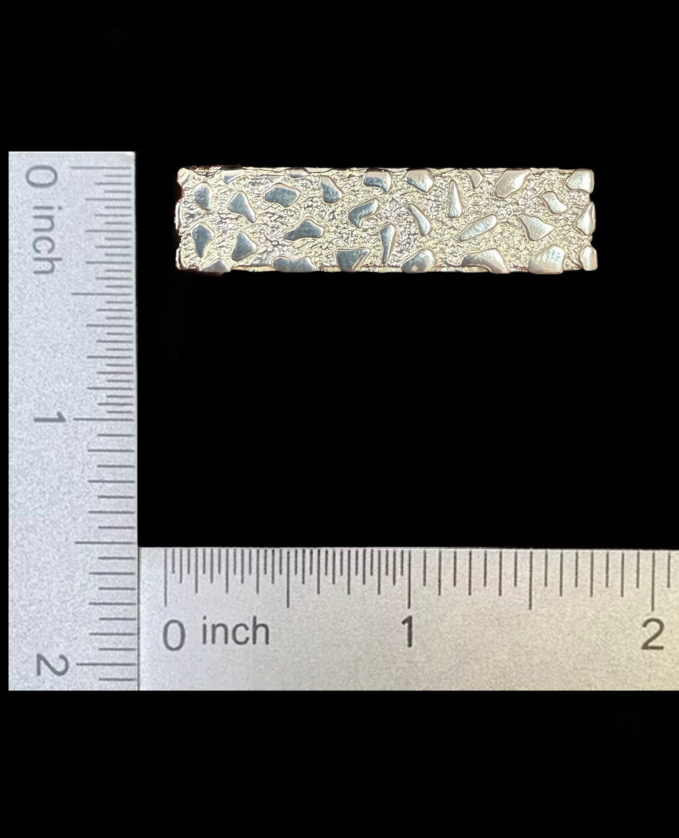 Thumbnail: Nugget 2 Finger Ring Silver