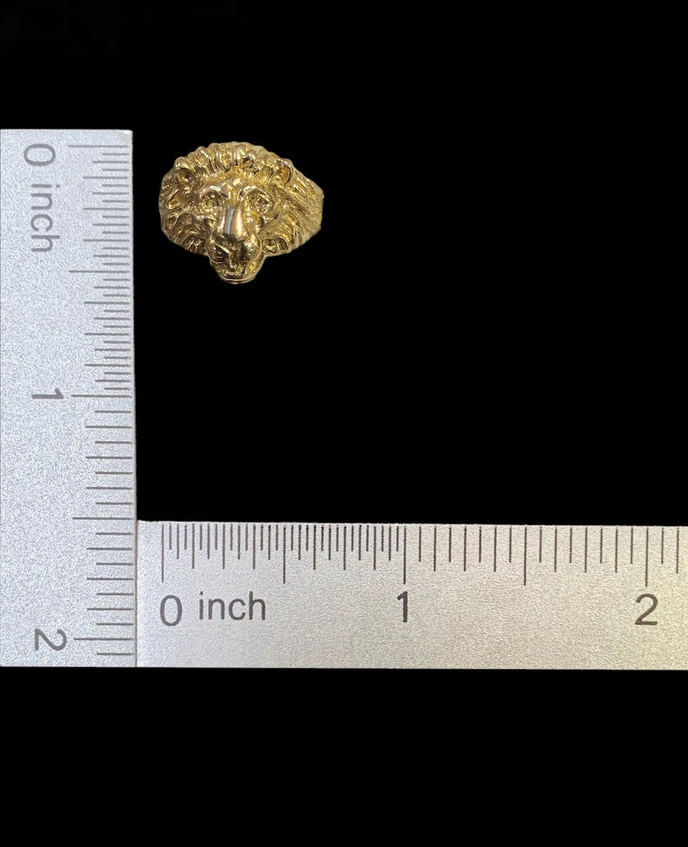 Miniatura: Lion Ring Gold 10k