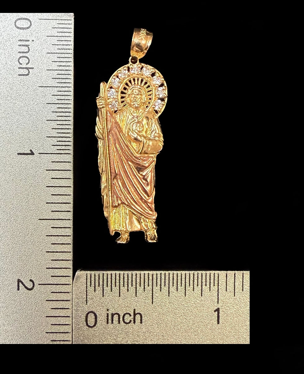 Thumbnail: Saint Jude Pendant Gold 10k