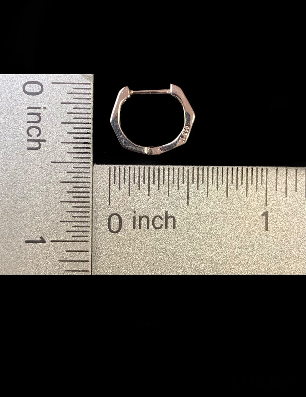 Thumbnail: Hoop Earrings Silver
