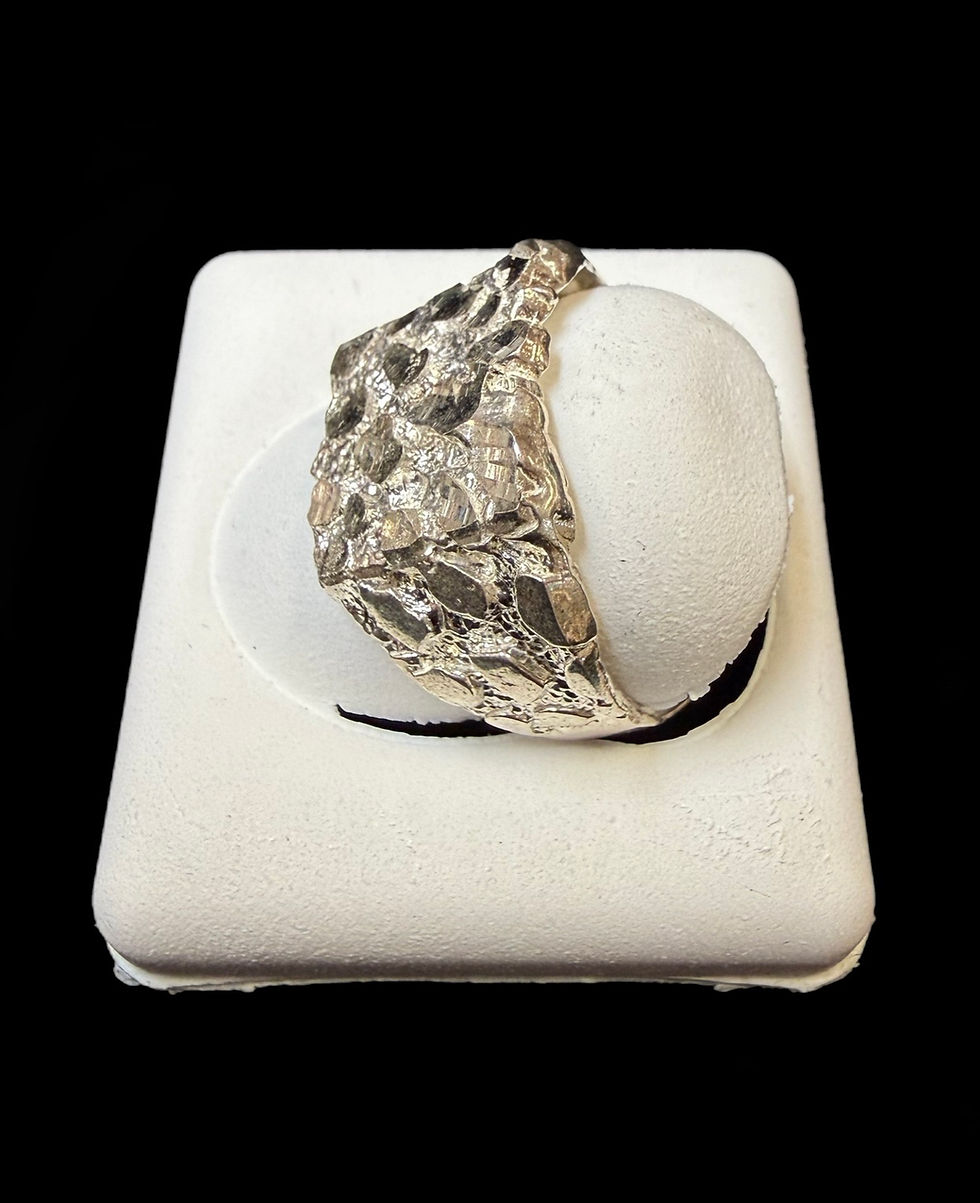 Thumbnail: Nugget Ring Silver