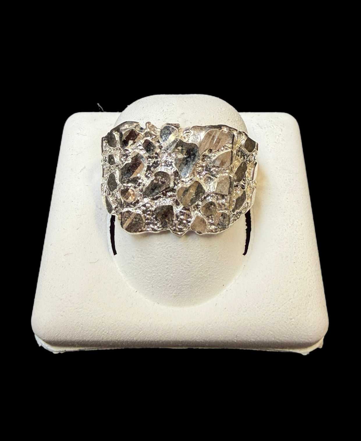 Nugget Ring Silver