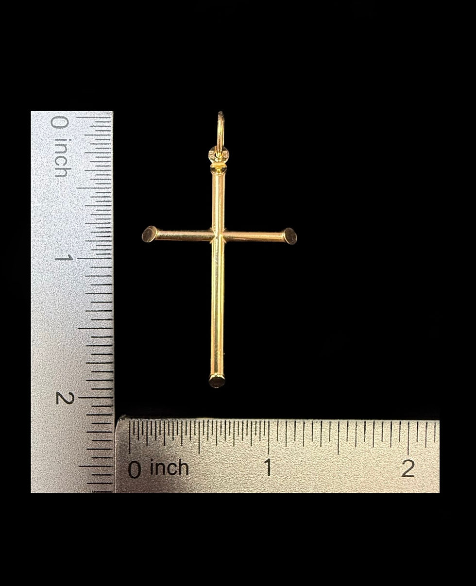 Miniatura: Jesus on Cross Pendant Gold 10k
