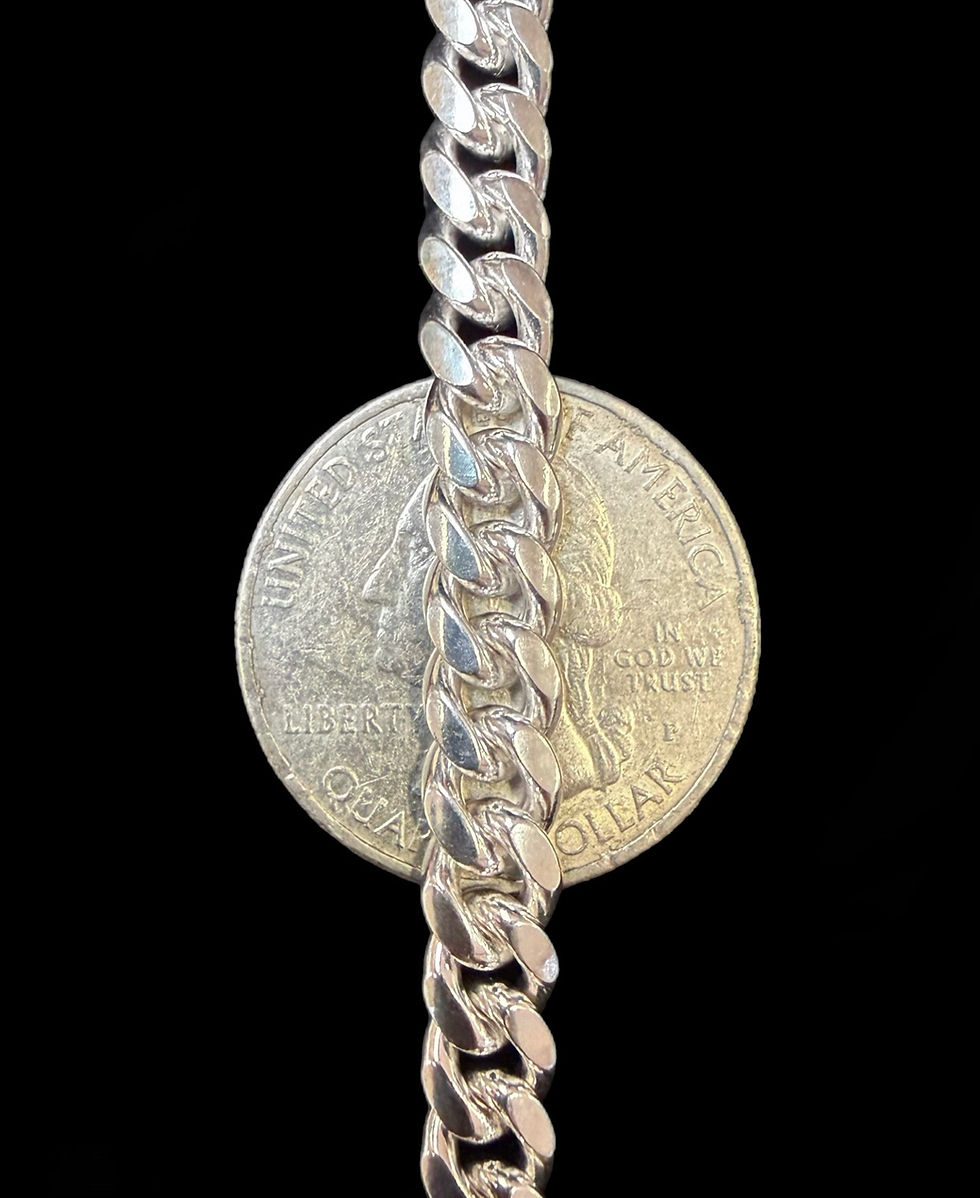Miniatura: 6 mm Miami Cuban Bracelet Silver