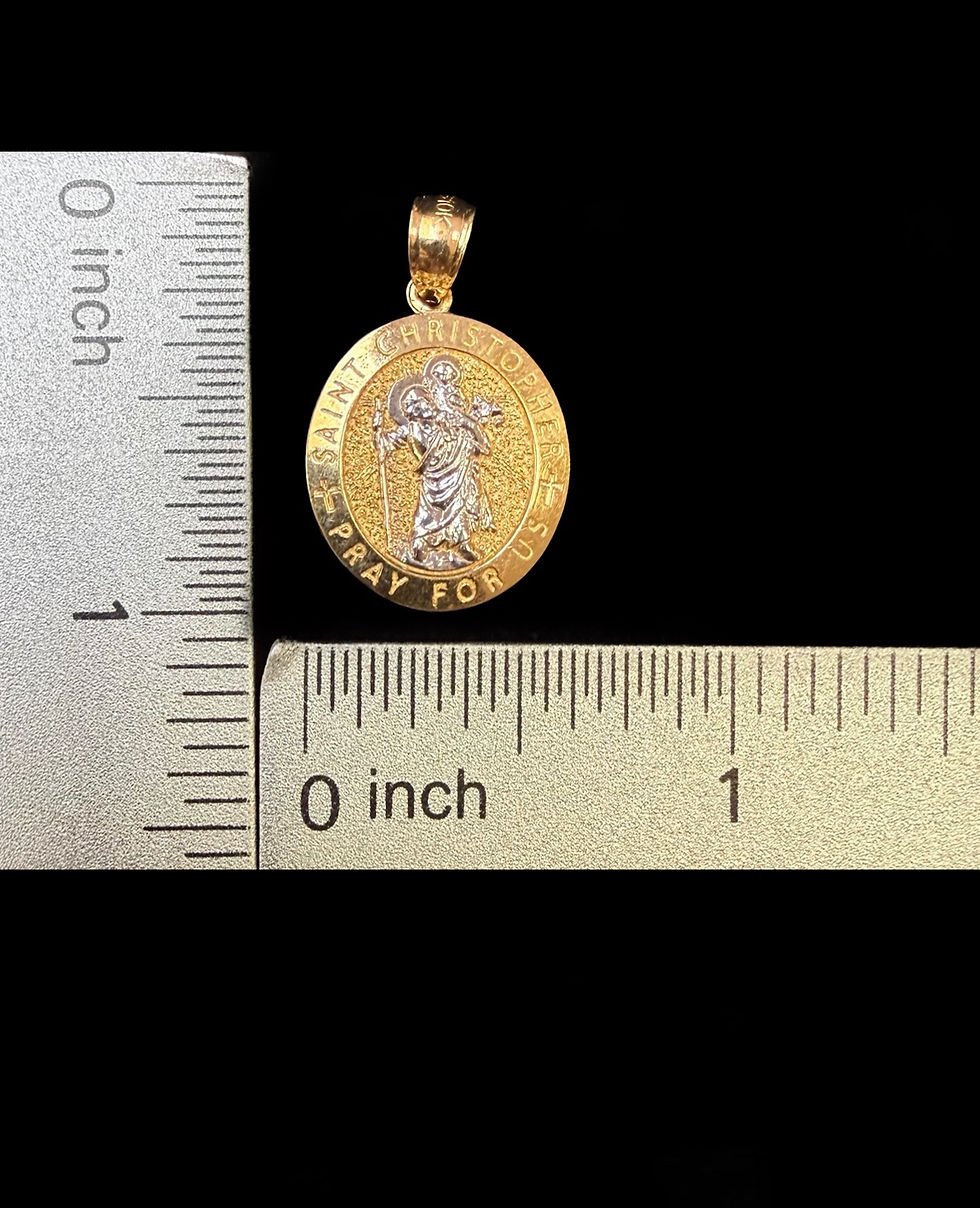 Miniatura: Saint Christopher Pendant Gold 10k